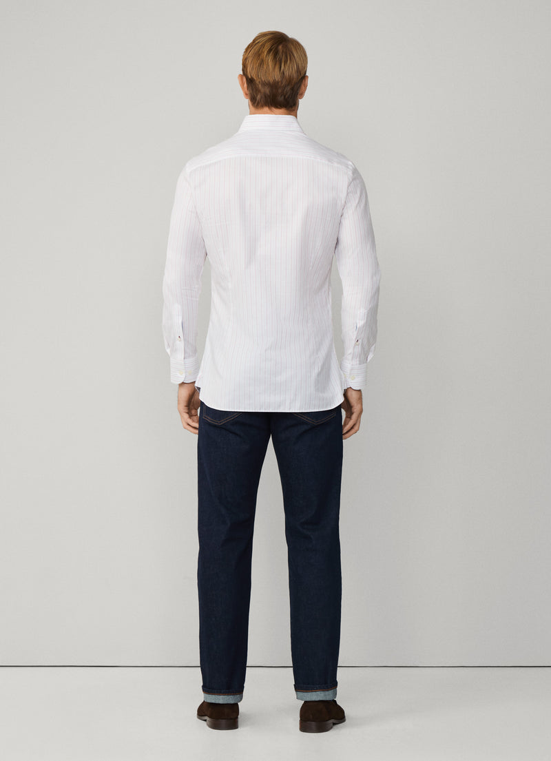 Tailored Herringbone Stripe