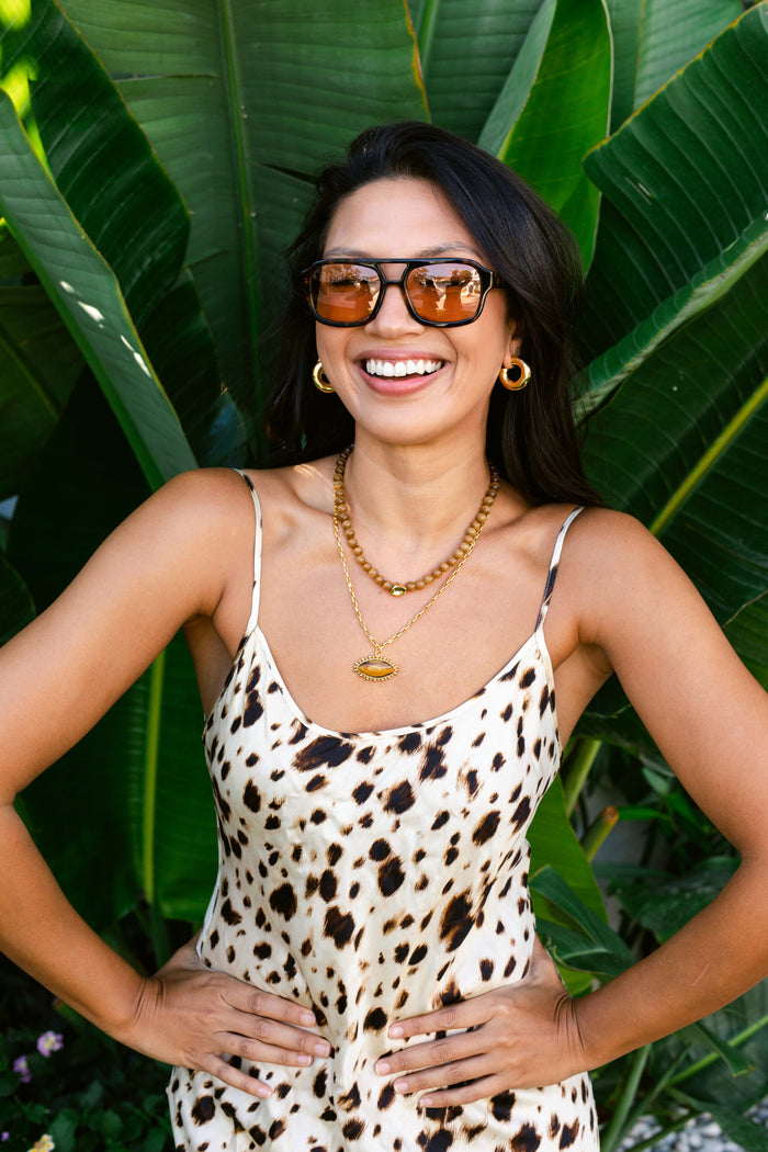 Tiger’s Eye Pendant Necklace