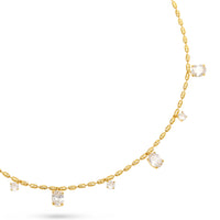 Adjustable CZ Drop Necklace