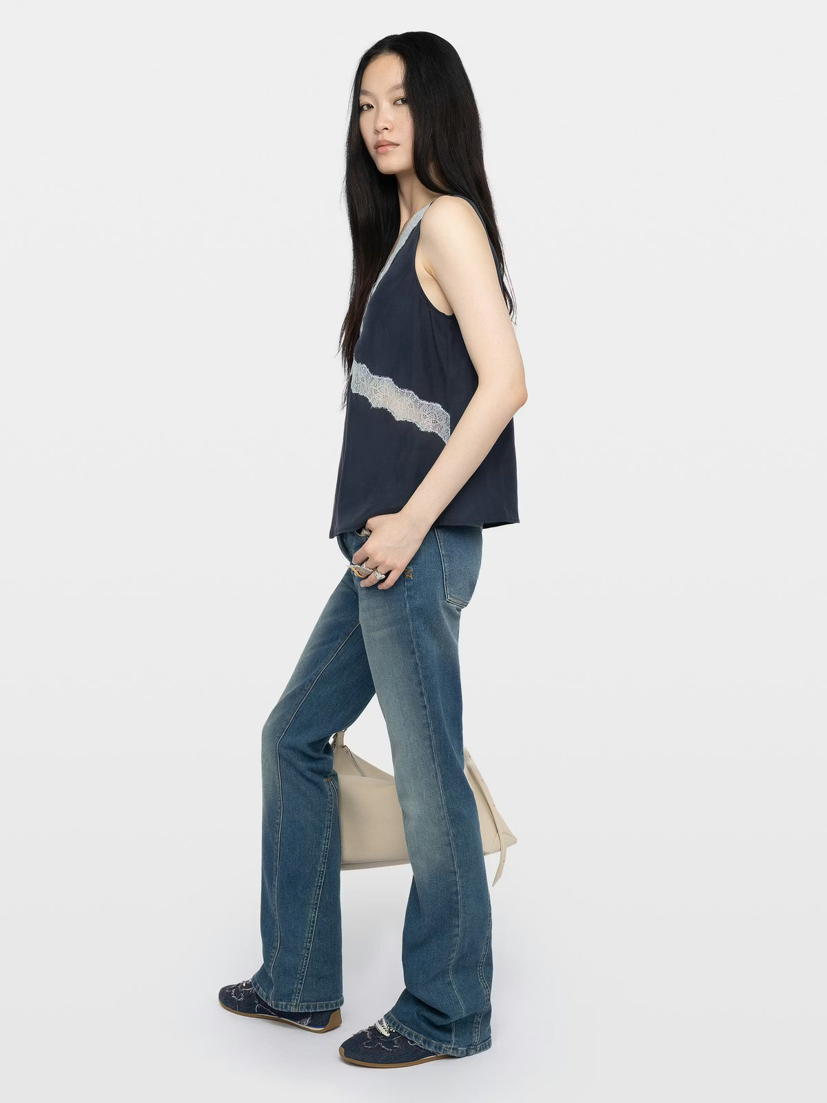 Tasao Silk Lace Camisole