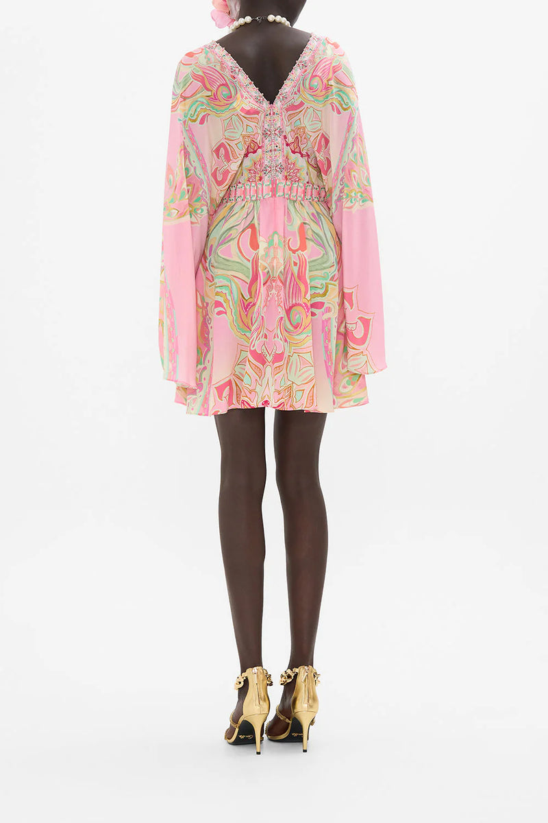 Tea with Tuschinski Kimono Mini Dress