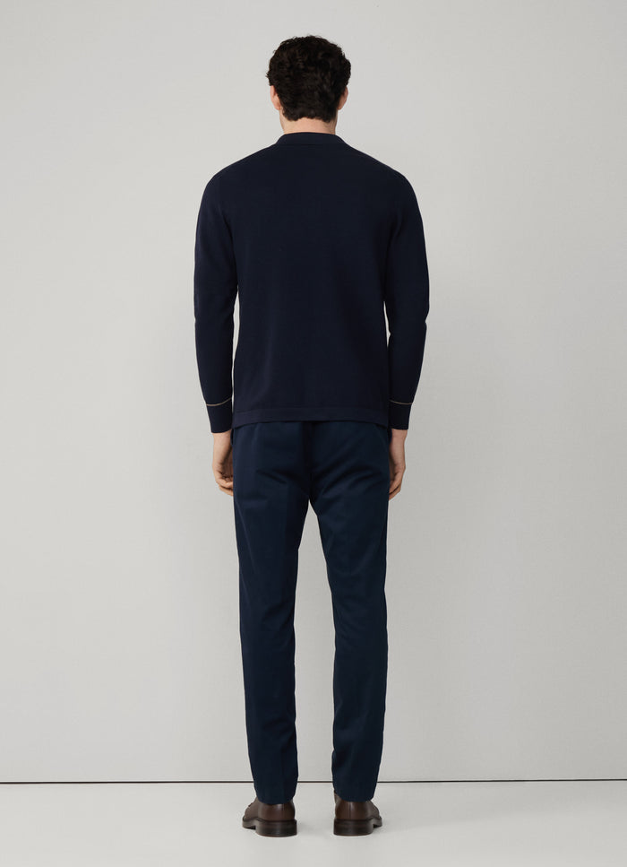 Textured Knit Polo