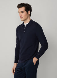 Textured Knit Polo
