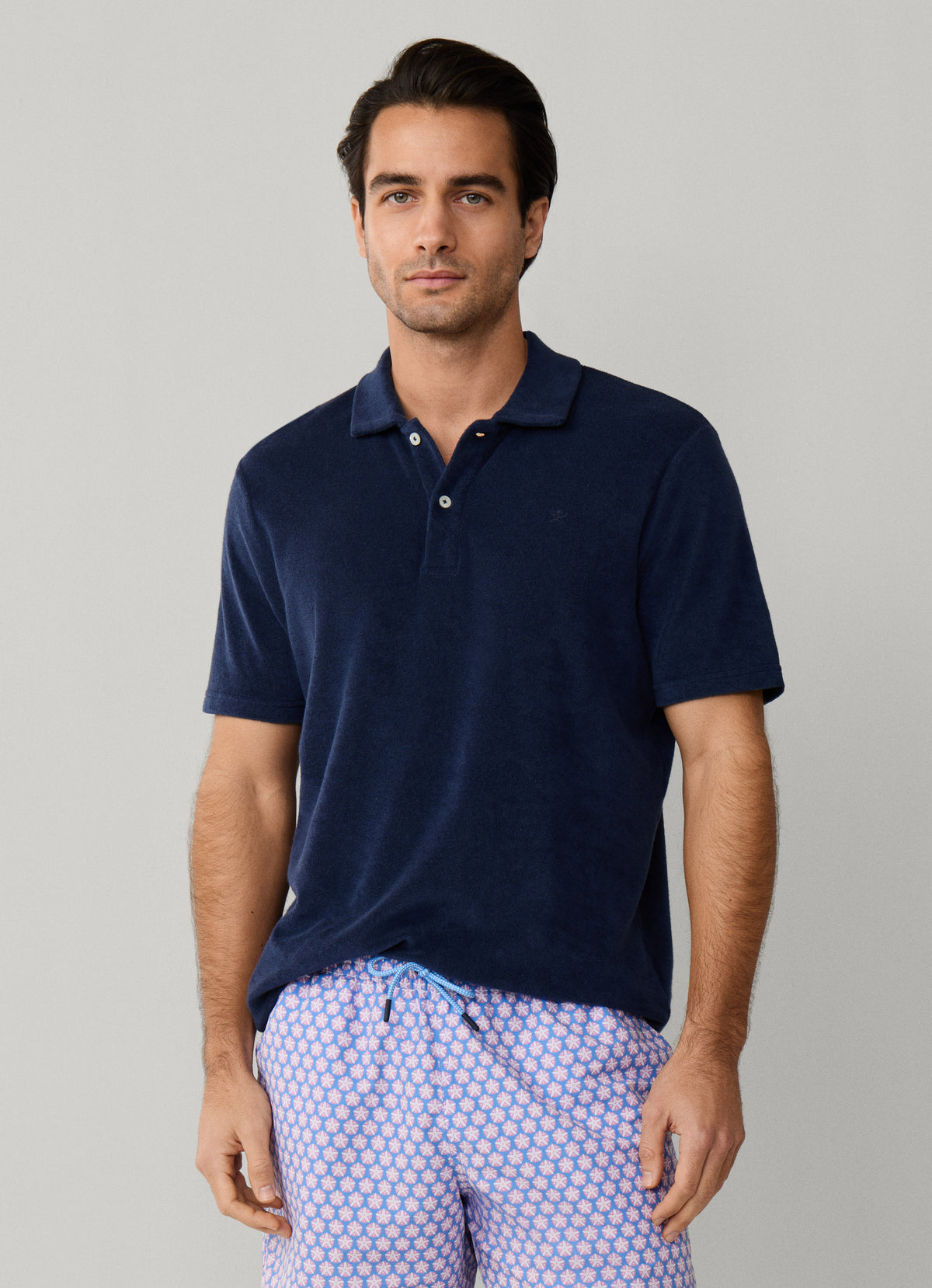 Towelling Short Sleeve Polo