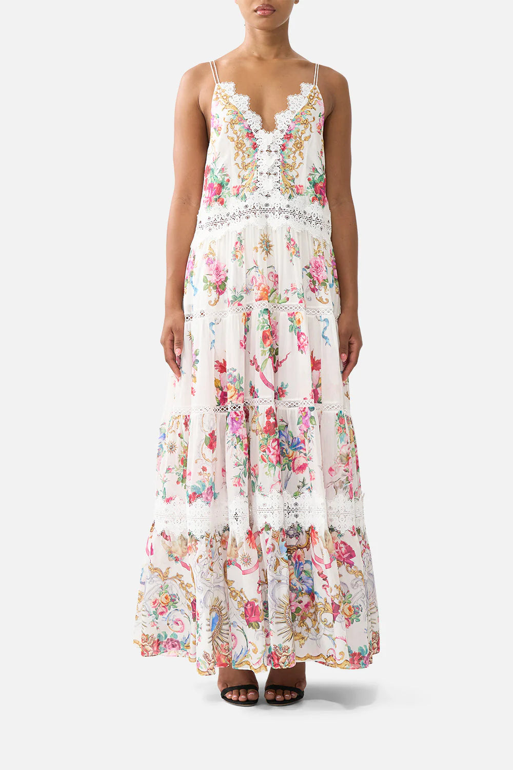 Trapeze Tiered Dress