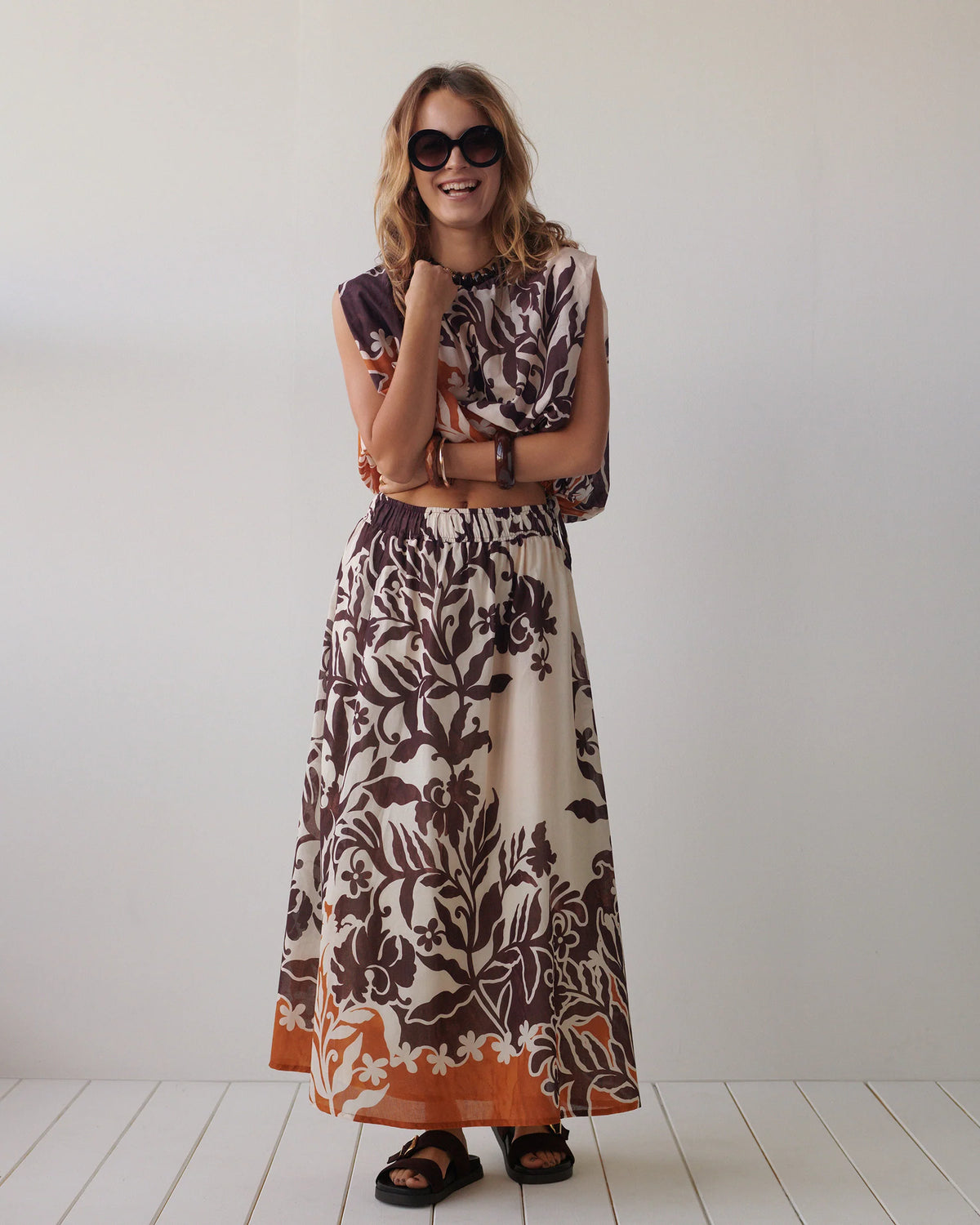 Unique Print Skirt