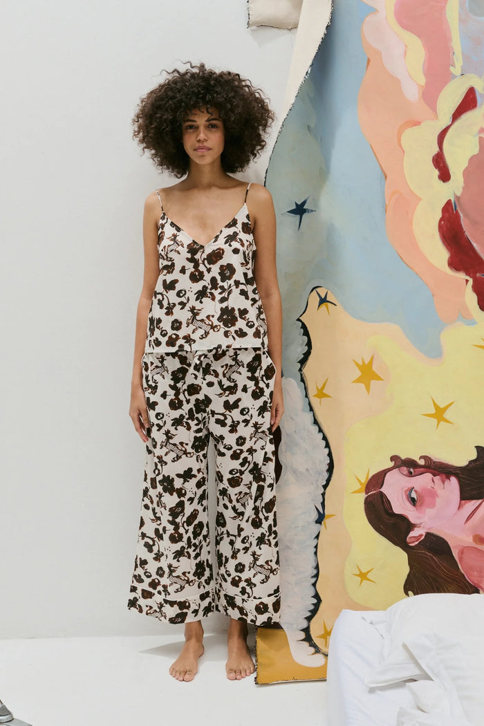 Cami Top and Wide Leg Trouser Set