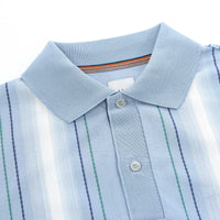 Vertical Stripe Polo