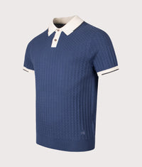 Waffle Knit Polo