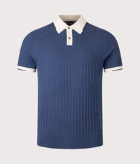 Waffle Knit Polo