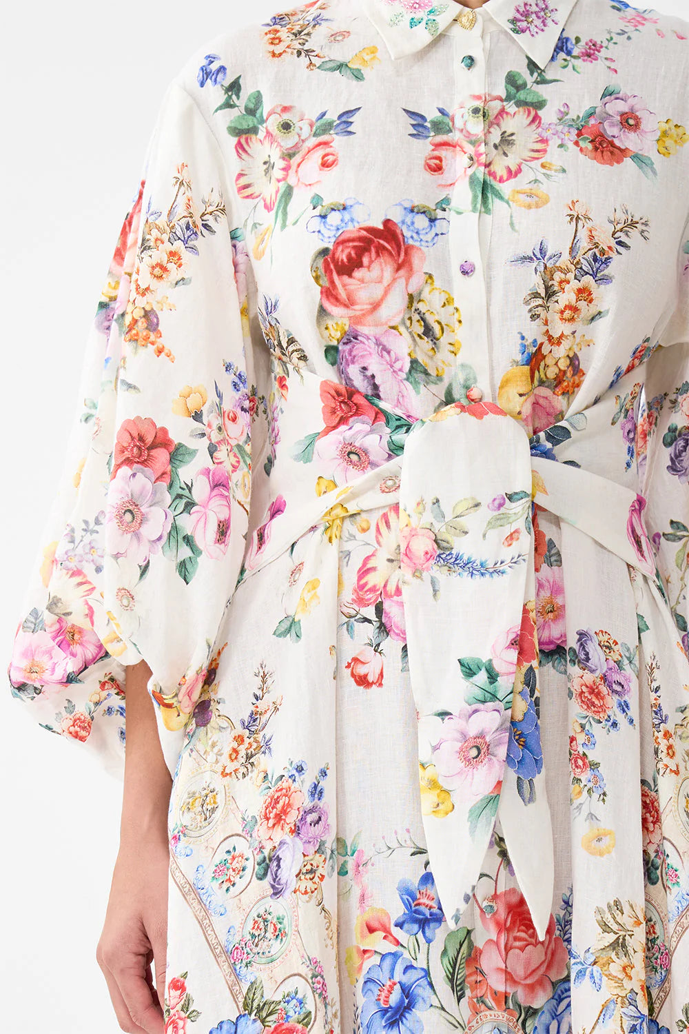 Waist Tie Shirt Dress