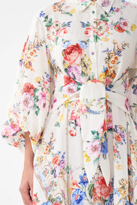 Waist Tie Shirt Dress