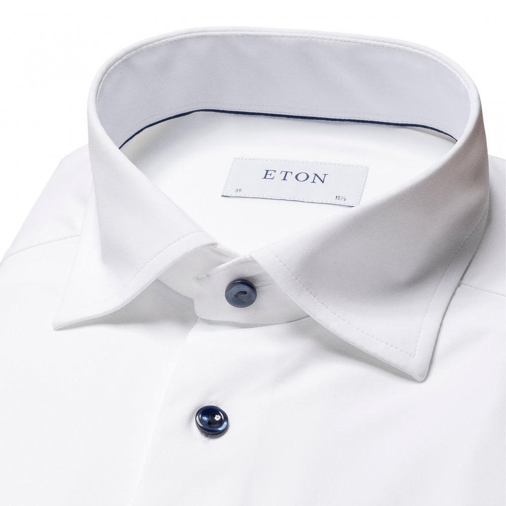 White Four-Way Stretch Shirt