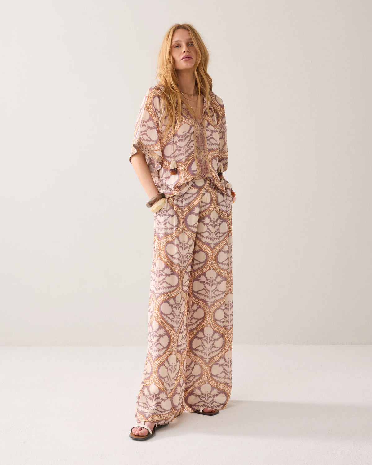 Wide Art Deco Trousers