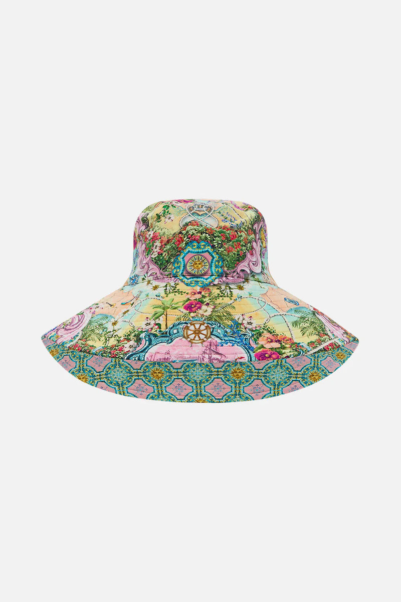 Wide Brim Bucket Hat