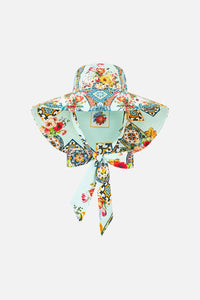 Wide Brim Bucket w Tie