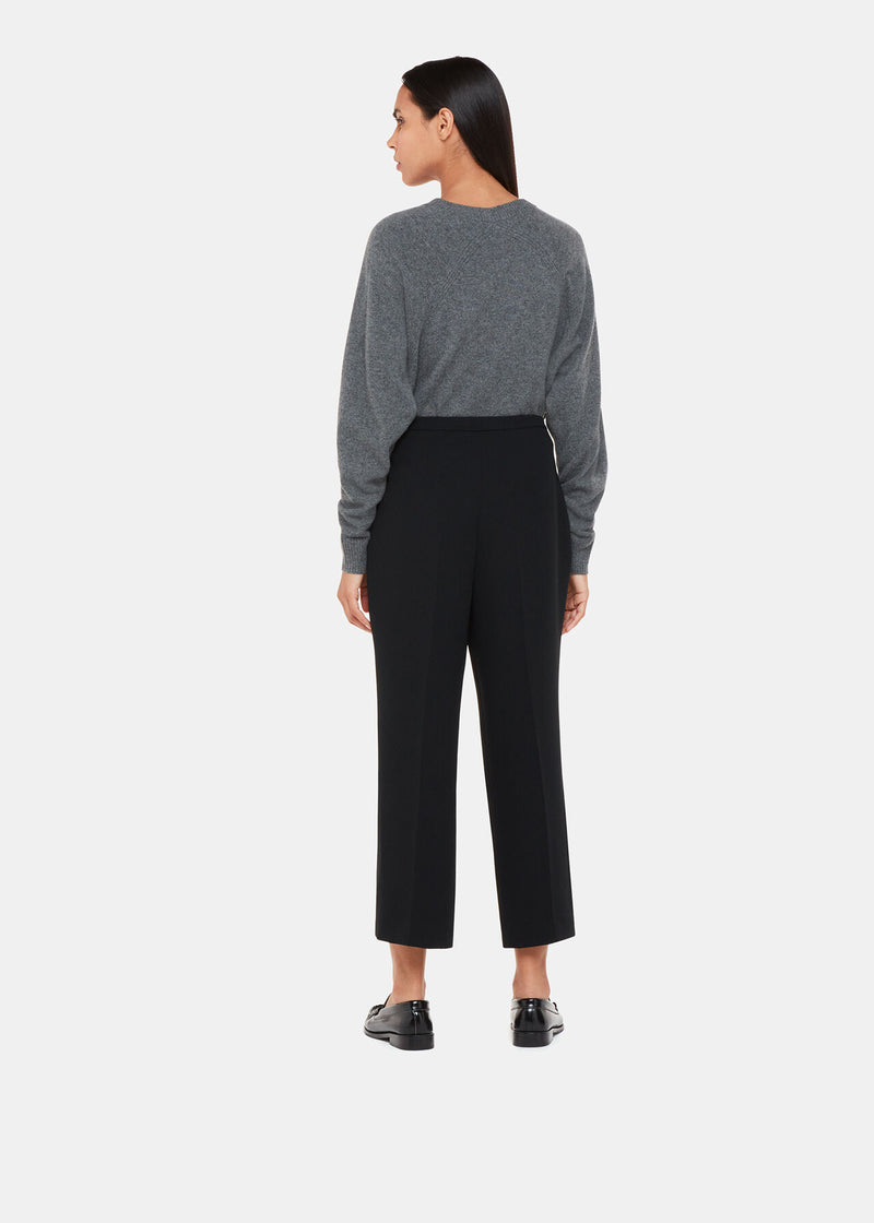 Wide Leg Cropped Trouser