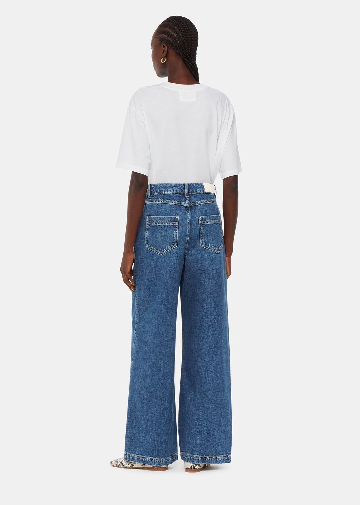 Wide Leg High Waist Jean