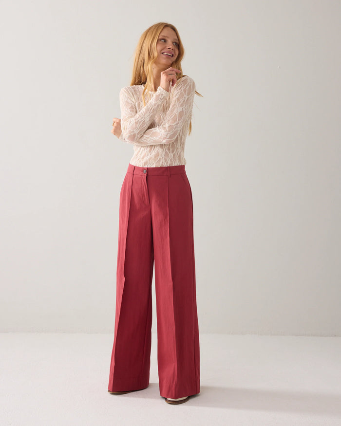 Wide Leg Trousers