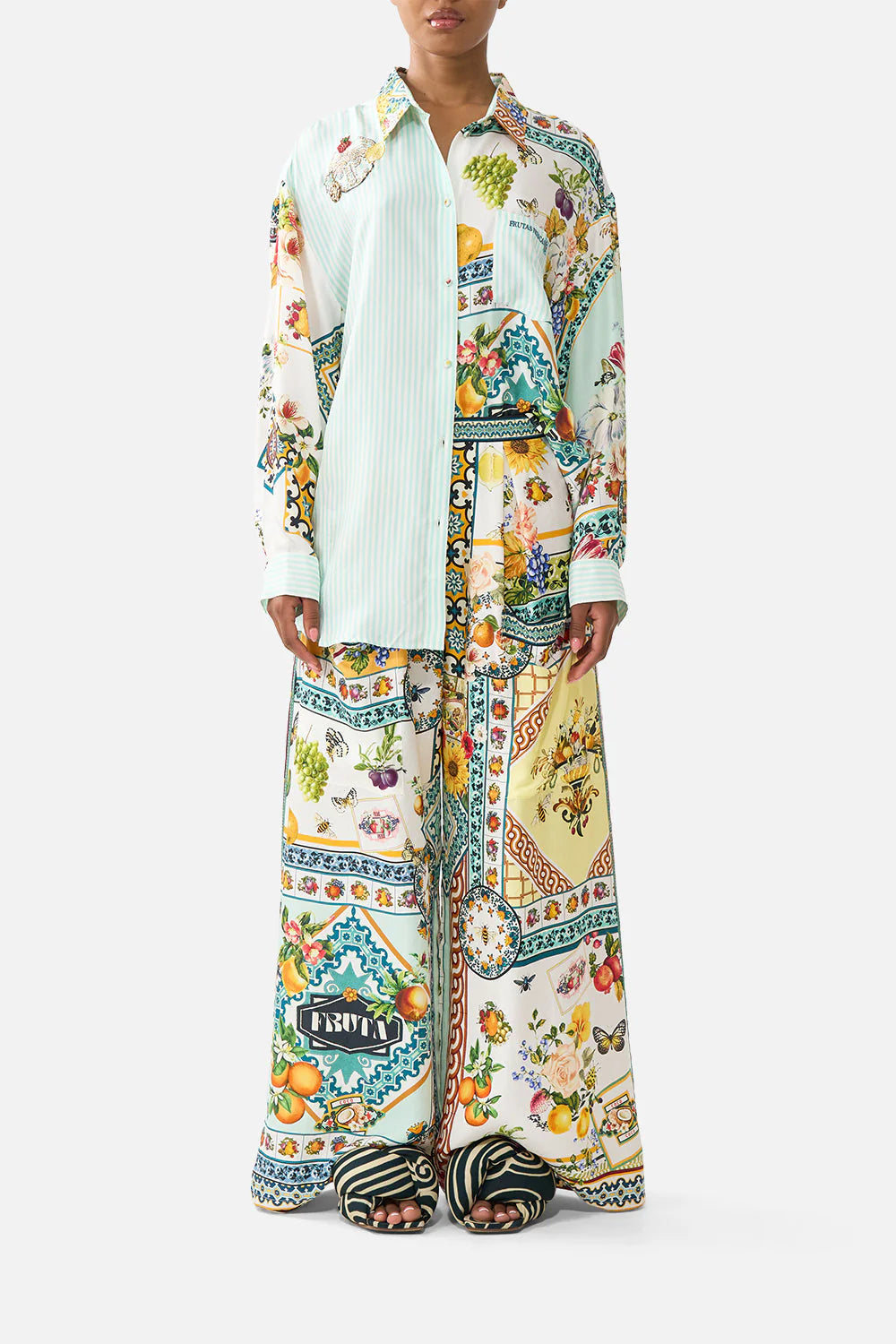 Wide Leg Trouser w Pockets