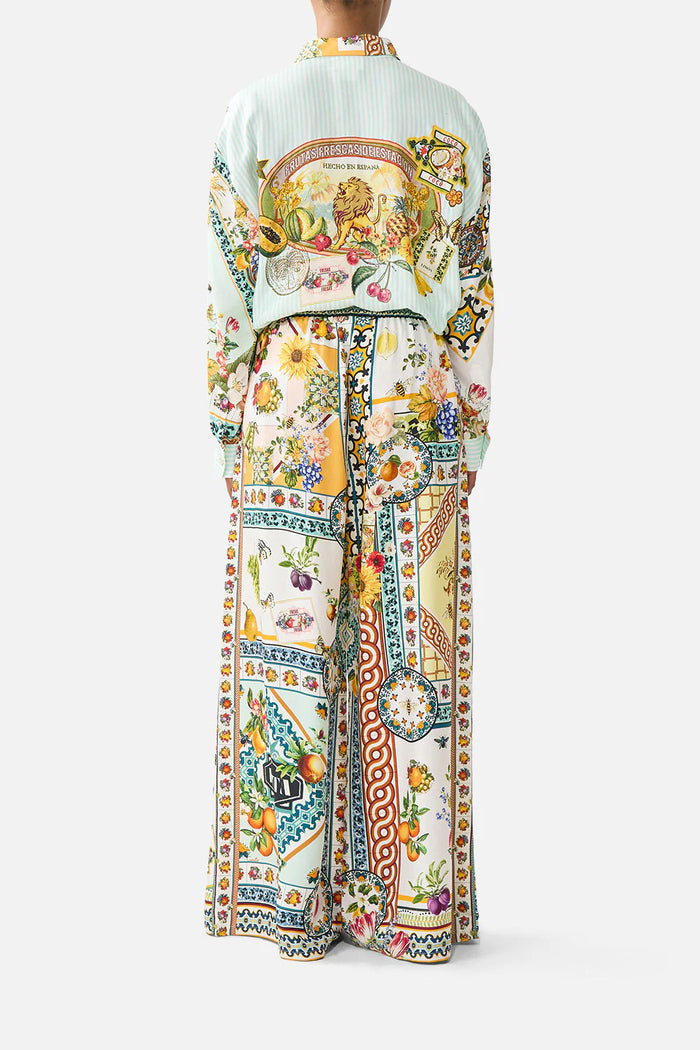 Wide Leg Trouser w Pockets