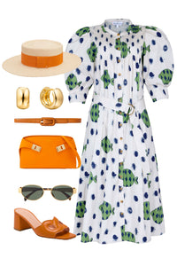 Lyle Belted Midi Dress