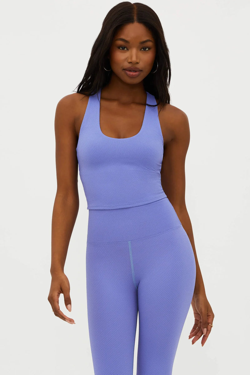 Yara Top - Periwinkle Waffle