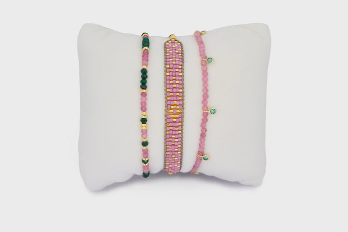 Budelli Gold Beaded Bracelet