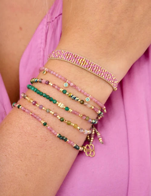 Budelli Gold Beaded Bracelet