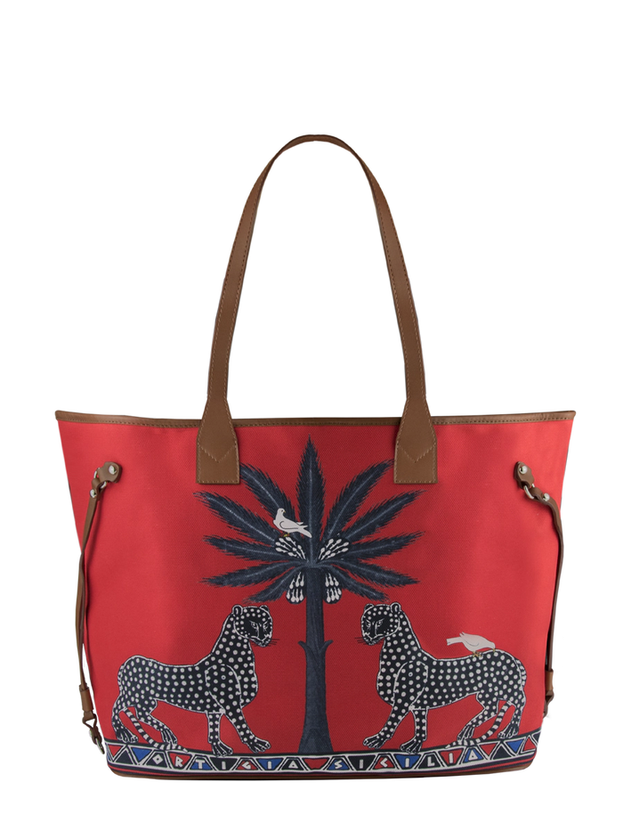 Canvas Tote Gattopardo