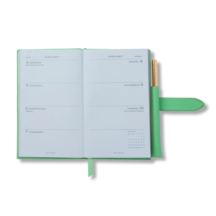 2027 Panama Weekly Diary with Pencil