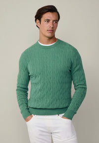 crew neck wool jumper