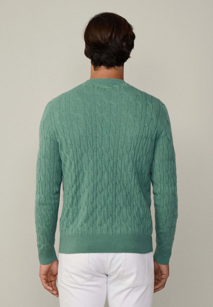 crew neck wool jumper