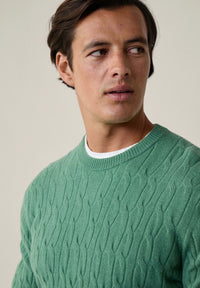 crew neck wool jumper