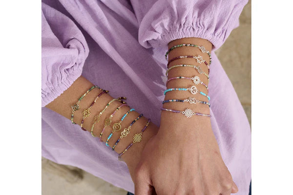 Blue Aventurine, Apatite Chakra Bracelet