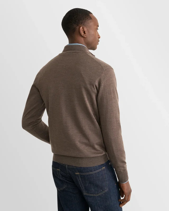 Merino Quarter Zip Sweater