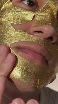 Gold Foil Face Mask