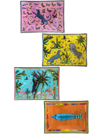 Tin Jungle 4 Glass Plates