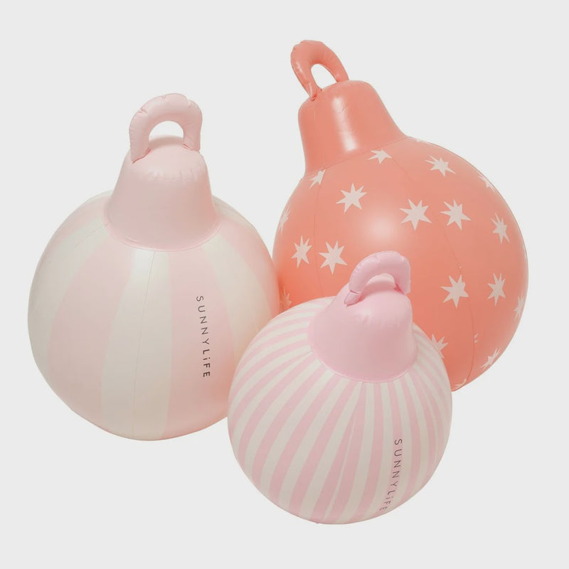 Light Up Christmas Baubles Set of 3