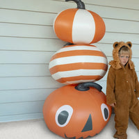 Light Up Inflatable Halloween Pumpkins Set of 3