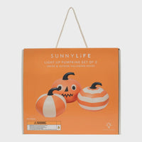 Light Up Inflatable Halloween Pumpkins Set of 3