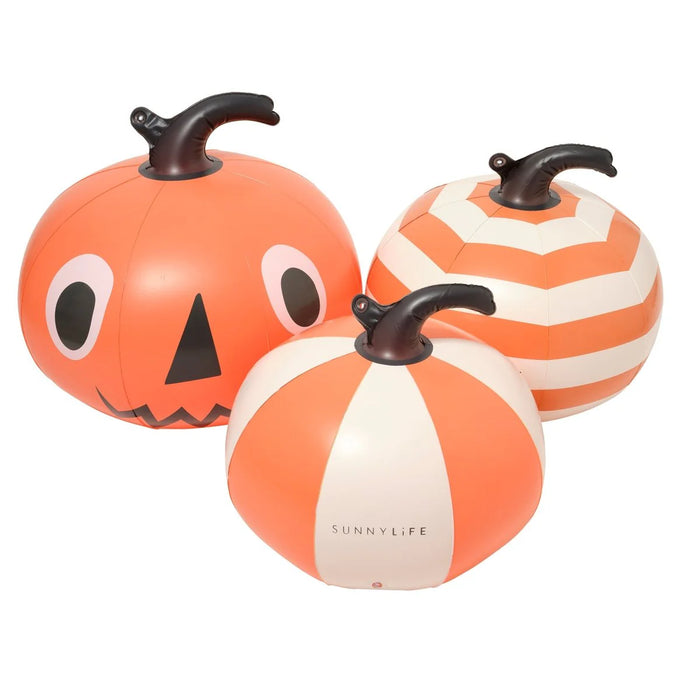 Light Up Inflatable Halloween Pumpkins Set of 3