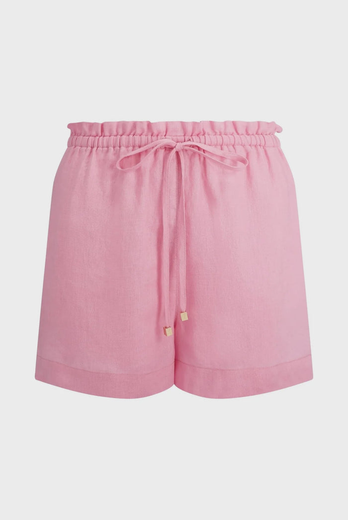 Marina Cay Linen Drawstring Shorts