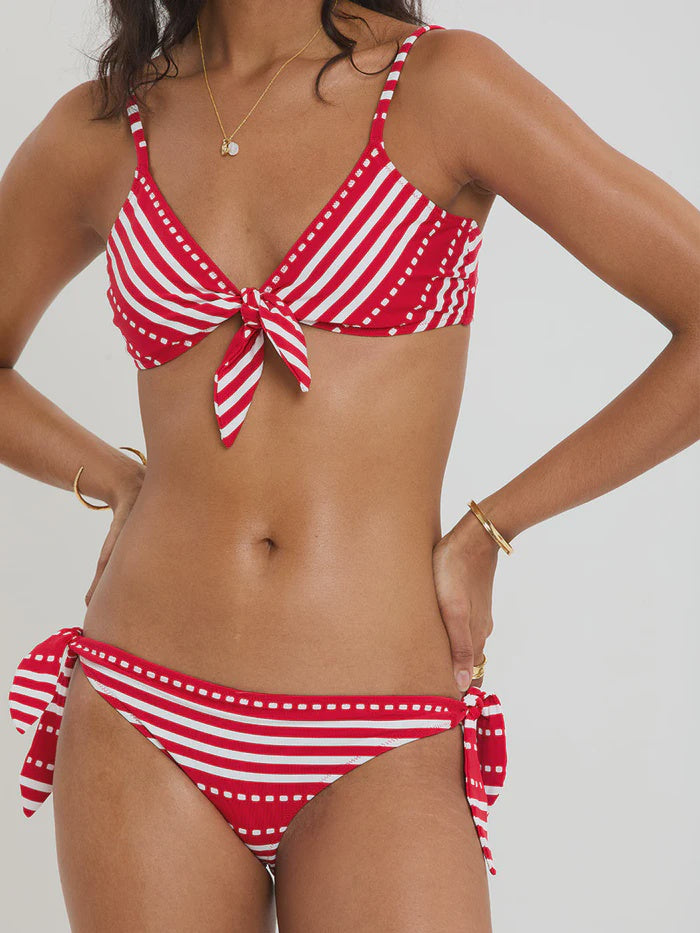 Sara Tie Front Top