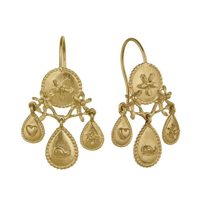 Gratitude for Nature Girandole Earrings