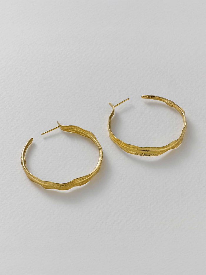 Eel Hoop Earring