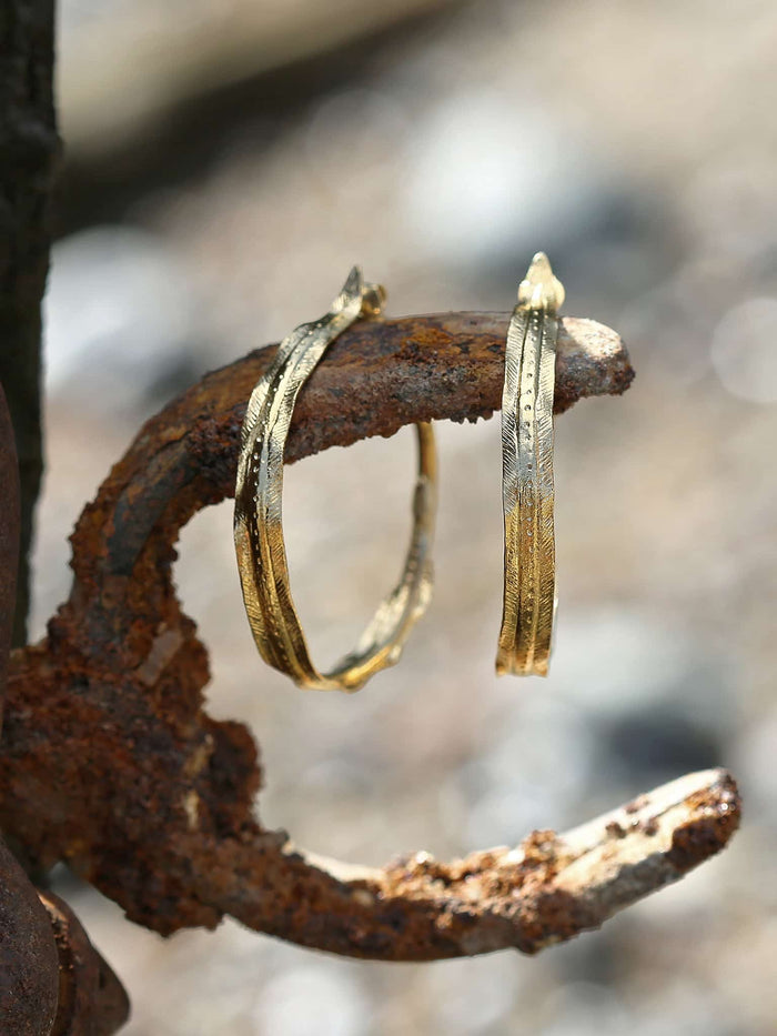Eel Hoop Earring