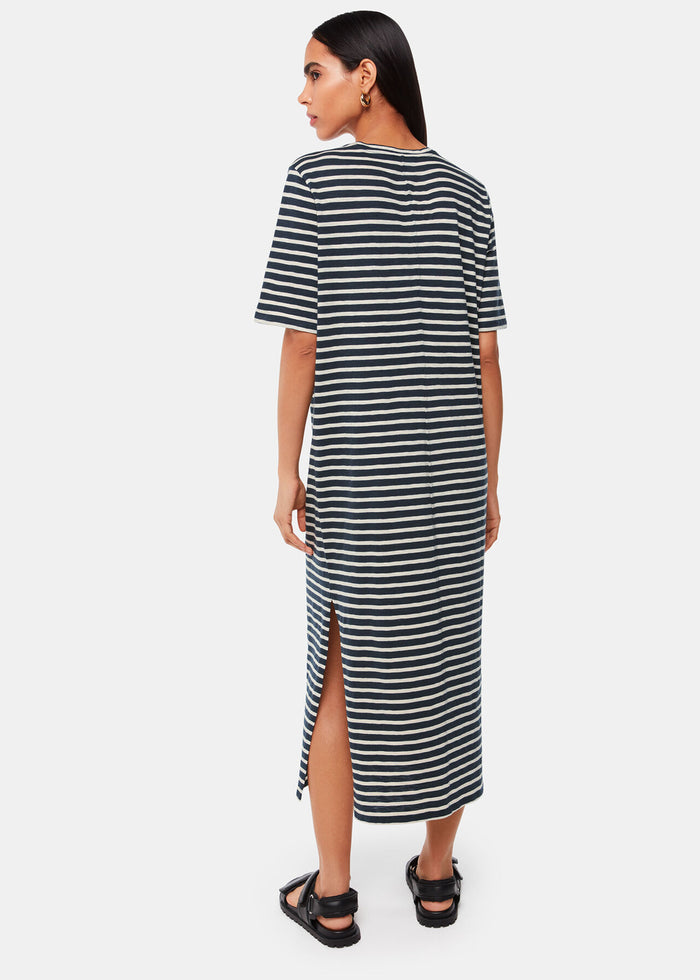 Breton Stripe Jersey Dress