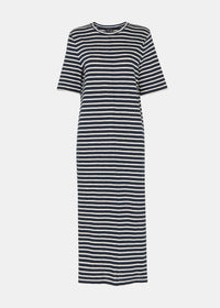 Breton Stripe Jersey Dress