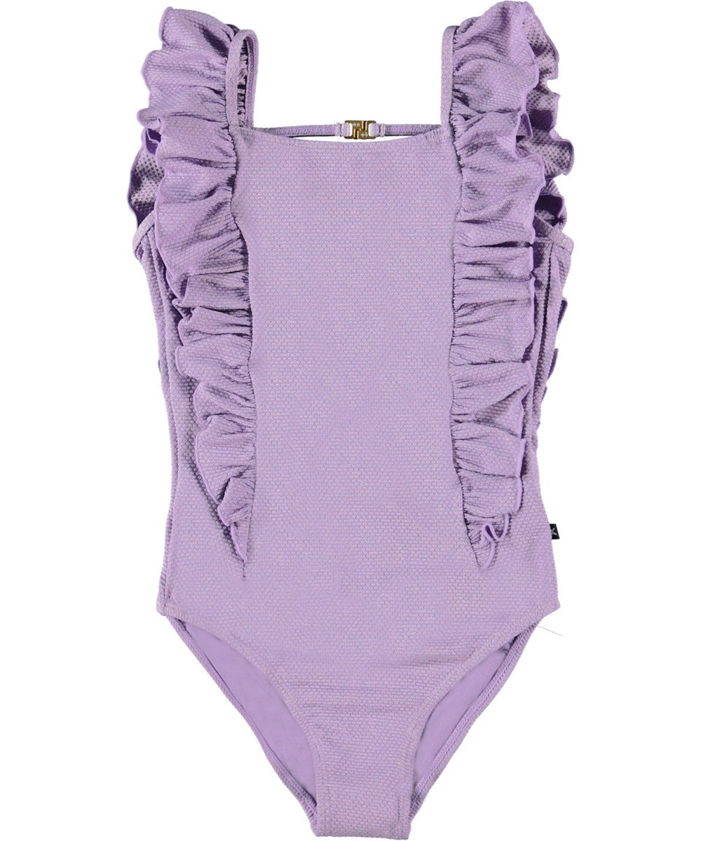 Nathalie Purple Swimsuit